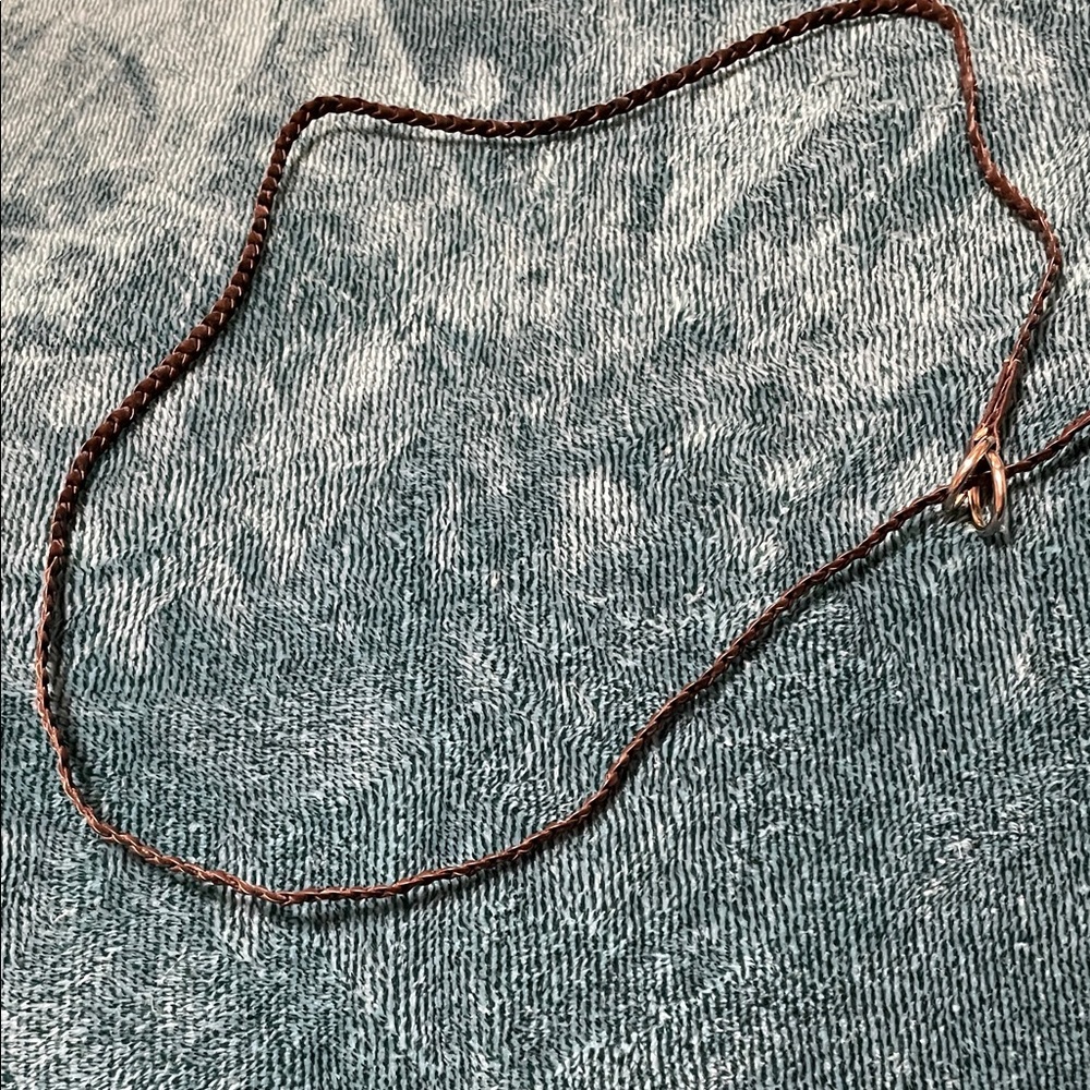 Brown Braided Belt